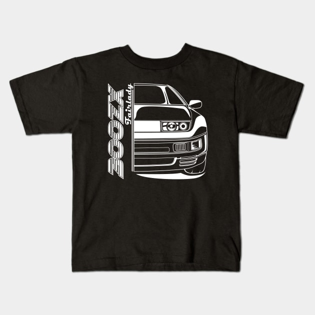 Fairlady 300ZX (White Print) Kids T-Shirt by WINdesign